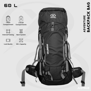 Justrue Xplorer 60 Hitam Abu