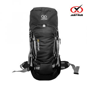 TAS JUSTRUE XPLORER 50 LITER HITAM ABU